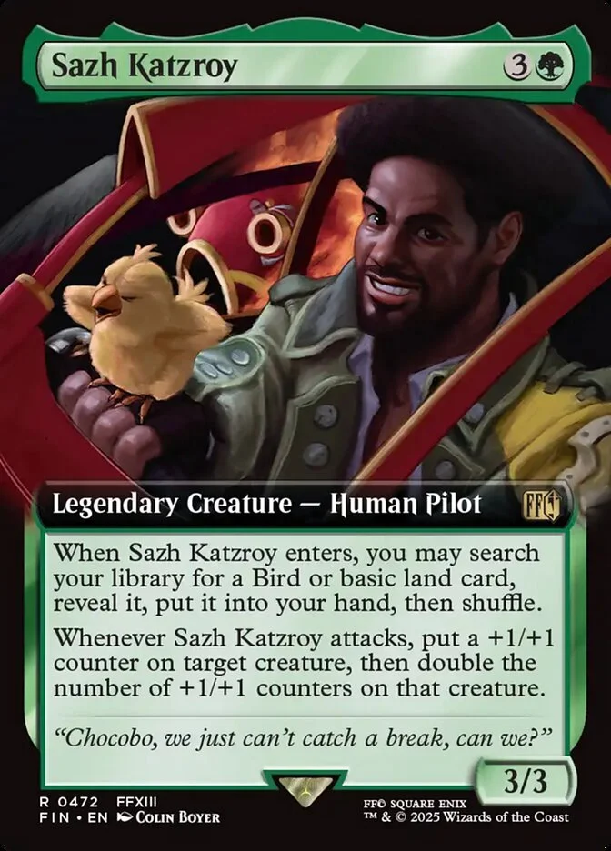 Sazh Katzroy (Final Fantasy) - Magic: The Gathering in TCG Land