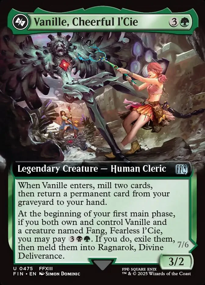 Vanille, Cheerful l'Cie (Final Fantasy) - Magic: The Gathering in TCG Land