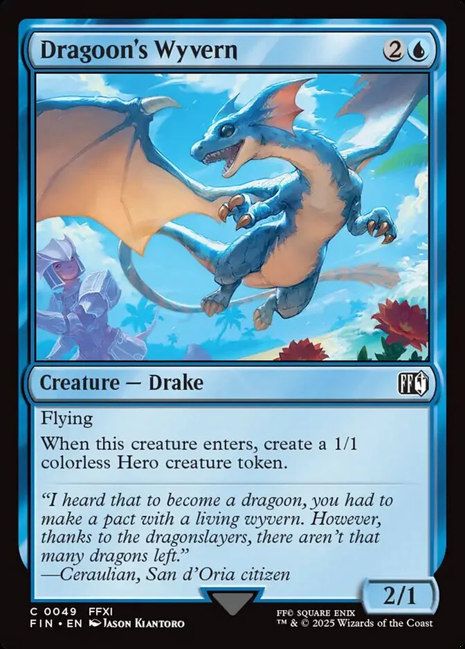 Dragoon's Wyvern (Final Fantasy) - Magic: The Gathering in TCG Land