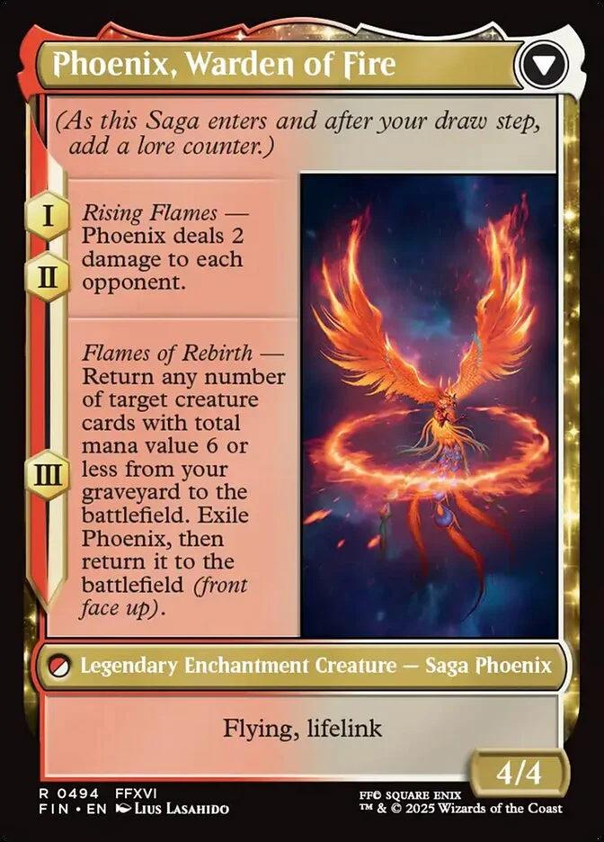 Phoenix, Warden of Fire (Final Fantasy) - Magic: The Gathering in TCG Land