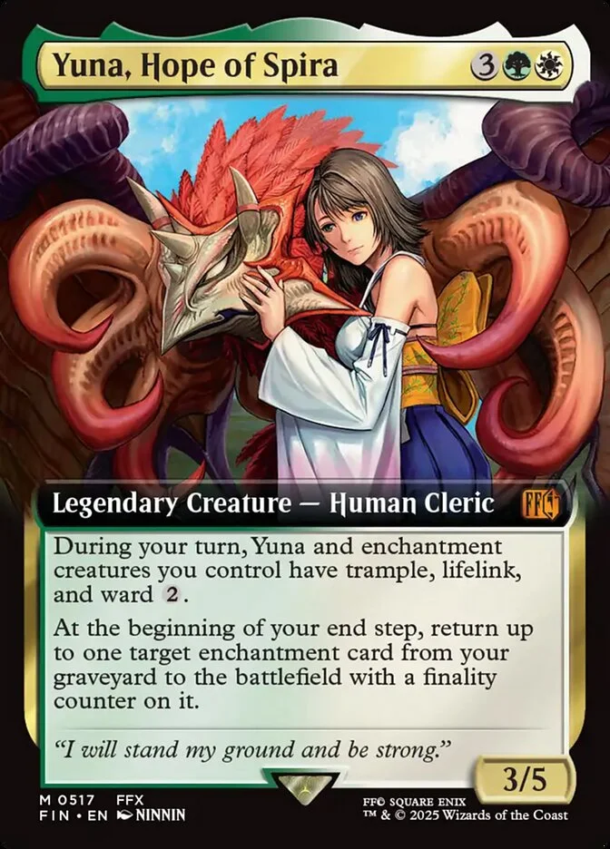 Yuna, Hope of Spira (Final Fantasy) - Magic: The Gathering in TCG Land