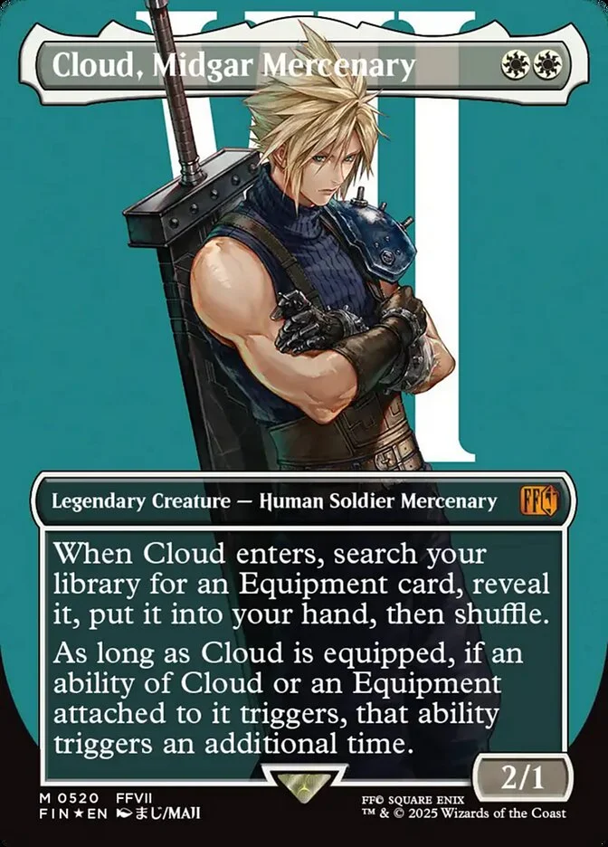 Cloud, Midgar Mercenary (Final Fantasy) - Magic: The Gathering in TCG Land