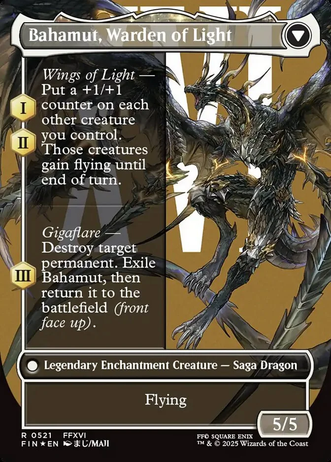 Bahamut, Warden of Light (Final Fantasy) - Magic: The Gathering in TCG Land