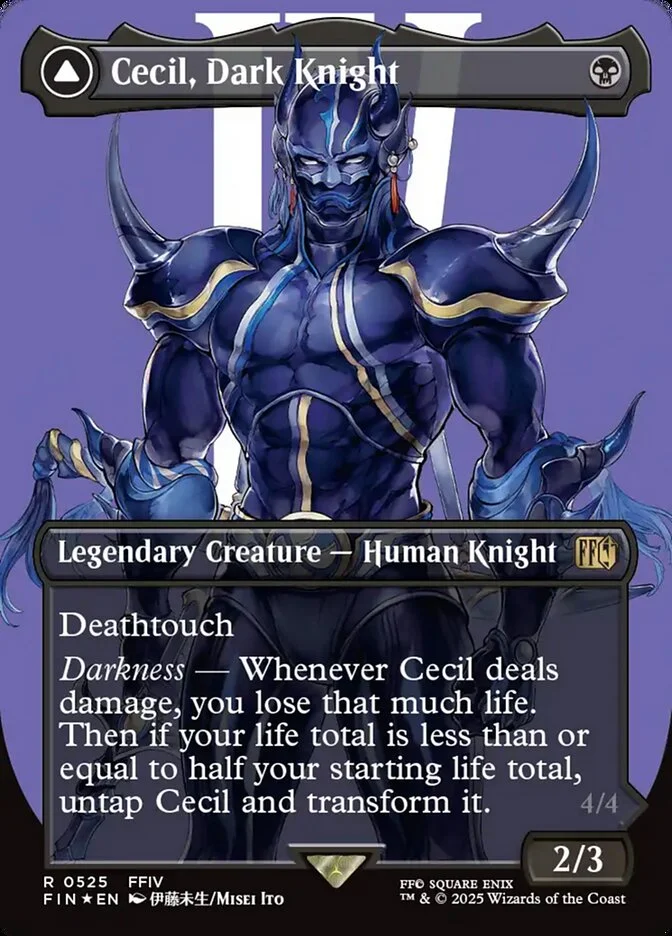 Cecil, Dark Knight / Cecil, Redeemed Paladin