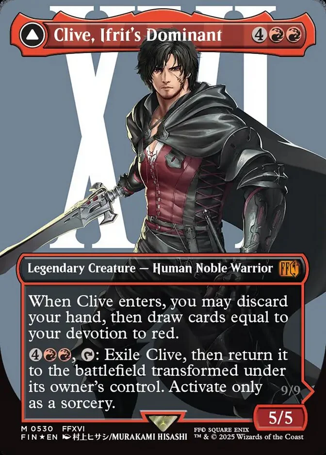 Clive, Ifrit's Dominant (Final Fantasy) - Magic: The Gathering in TCG Land
