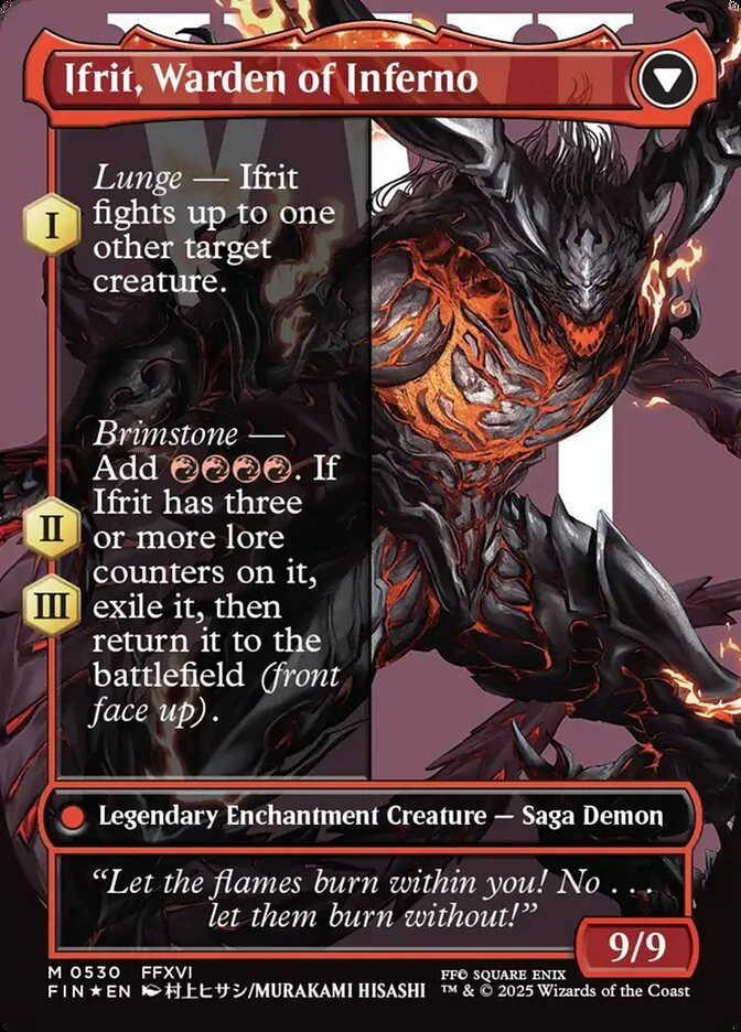 Ifrit, Warden of Inferno (Final Fantasy) - Magic: The Gathering in TCG Land