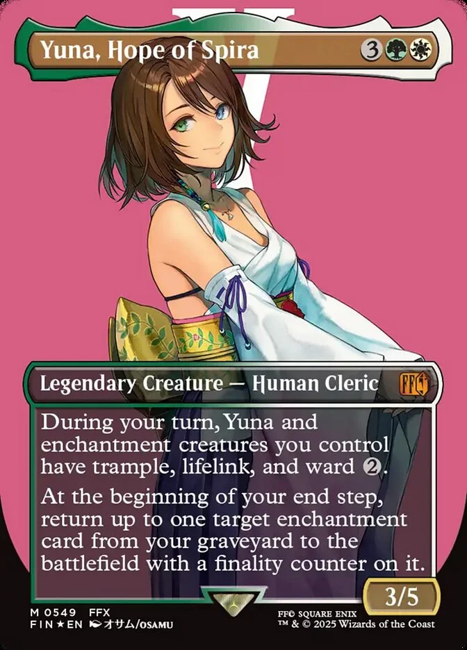 Yuna, Hope of Spira (Final Fantasy) - Magic: The Gathering in TCG Land