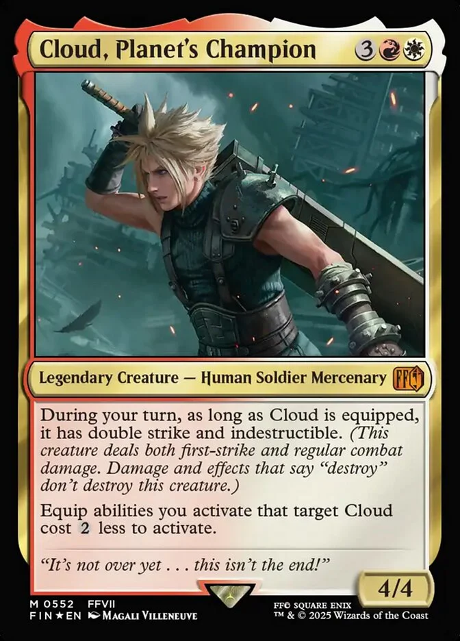 Cloud, Planet's Champion (Final Fantasy) - Magic: The Gathering in TCG Land México