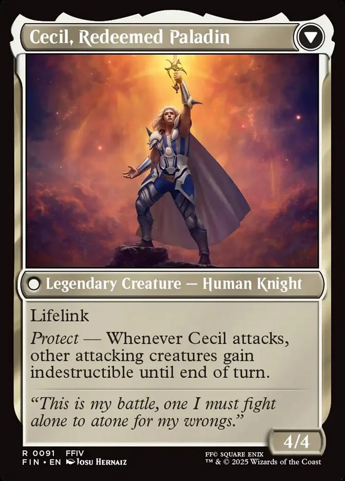 Cecil, Redeemed Paladin (Final Fantasy) - Magic: The Gathering in TCG Land México