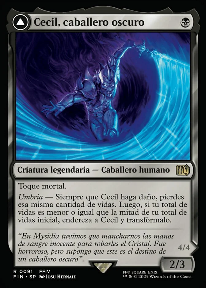 Cecil, Dark Knight (Final Fantasy) - Magic: The Gathering in TCG Land México