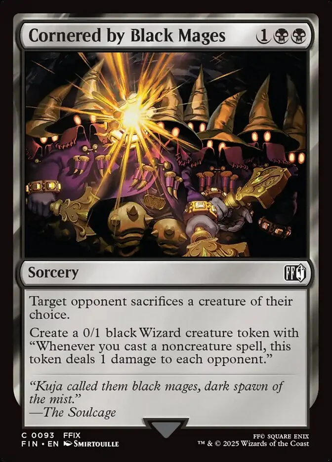 Cornered by Black Mages (Final Fantasy) - Magic: The Gathering in TCG Land