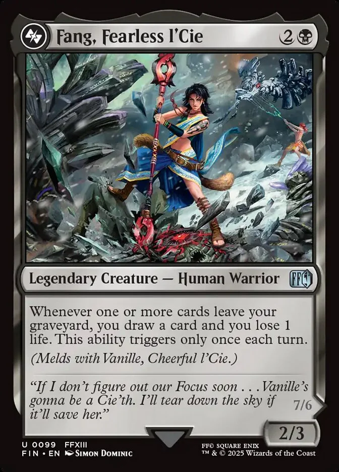 Fang, Fearless l'Cie (Final Fantasy) - Magic: The Gathering in TCG Land