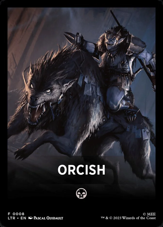Orcish (Tales of Middle-earth Front Cards) - Magic: The Gathering in TCG Land México