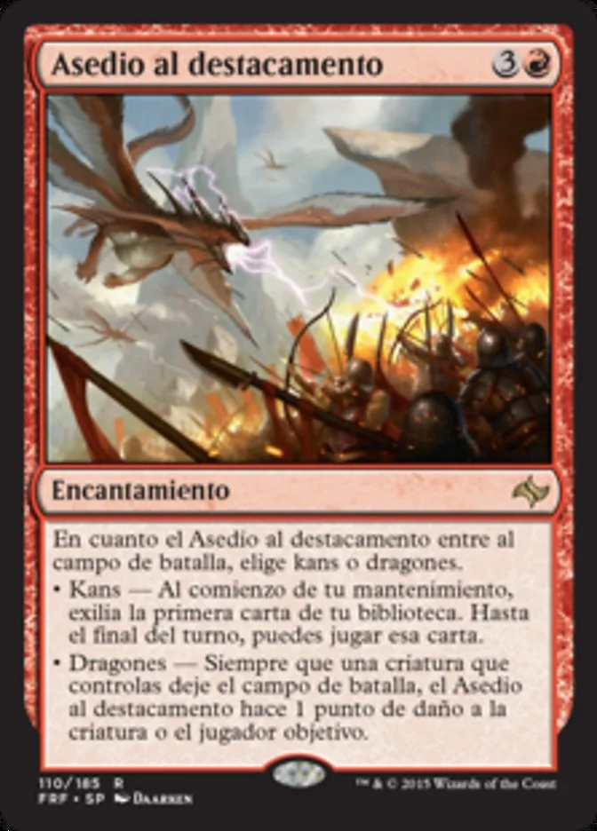 Asedio al destacamento (Fate Reforged) - Magic: The Gathering in TCG Land