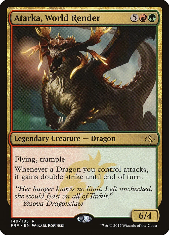 Atarka, World Render (Fate Reforged) - Magic: The Gathering in TCG Land