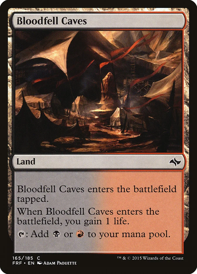 Bloodfell Caves (Fate Reforged) - Magic: The Gathering in TCG Land México