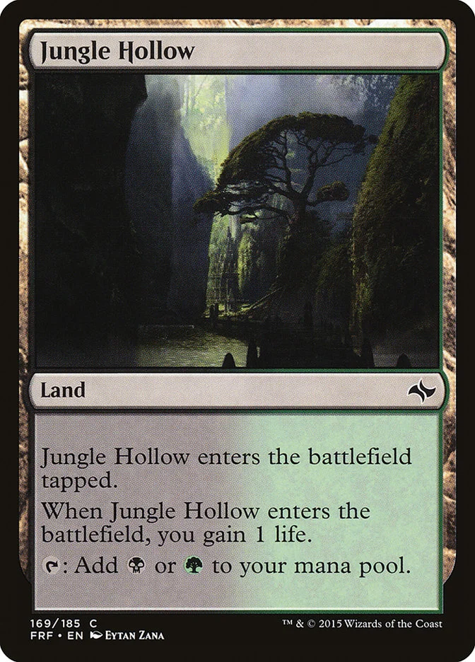 Jungle Hollow (Fate Reforged) - Magic: The Gathering in TCG Land