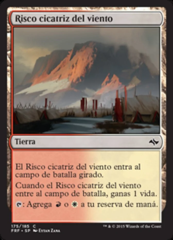 Risco cicatriz del viento (Fate Reforged) - Magic: The Gathering in TCG Land
