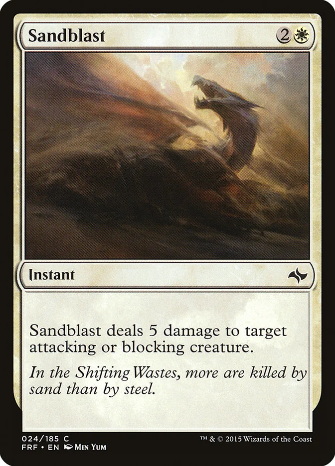 Sandblast (Fate Reforged) - Magic: The Gathering in TCG Land