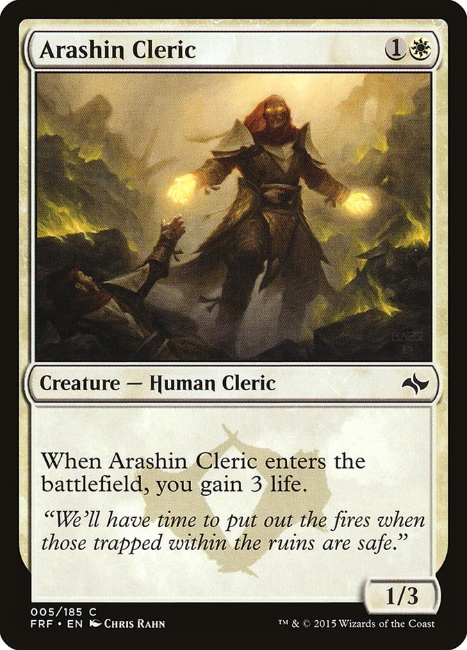Arashin Cleric (Fate Reforged) - Magic: The Gathering in TCG Land