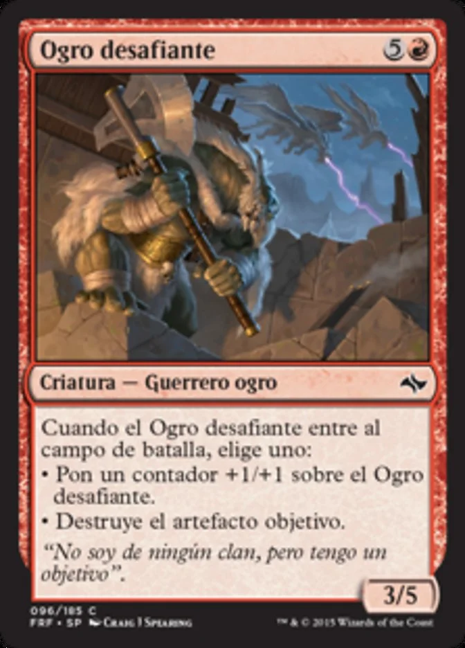 Ogro desafiante (Fate Reforged) - Magic: The Gathering in TCG Land