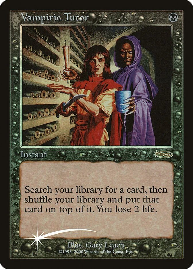 Vampiric Tutor (Judge Gift Cards 2000) - Magic: The Gathering in TCG Land