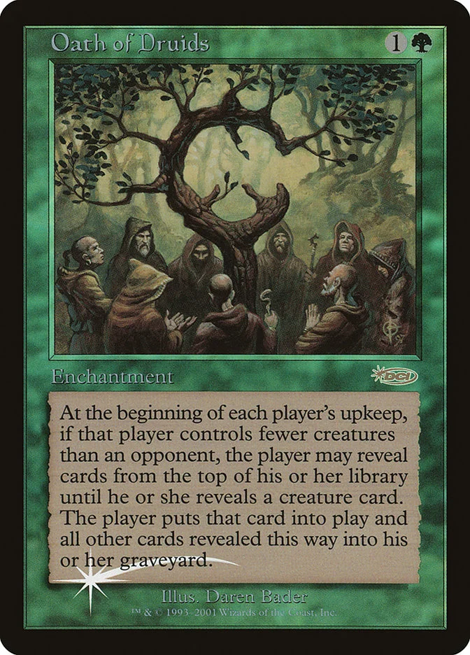 Oath of Druids (Judge Gift Cards 2001) - Magic: The Gathering in TCG Land