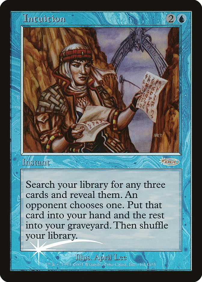 Intuition (Judge Gift Cards 2003) - Magic: The Gathering in TCG Land