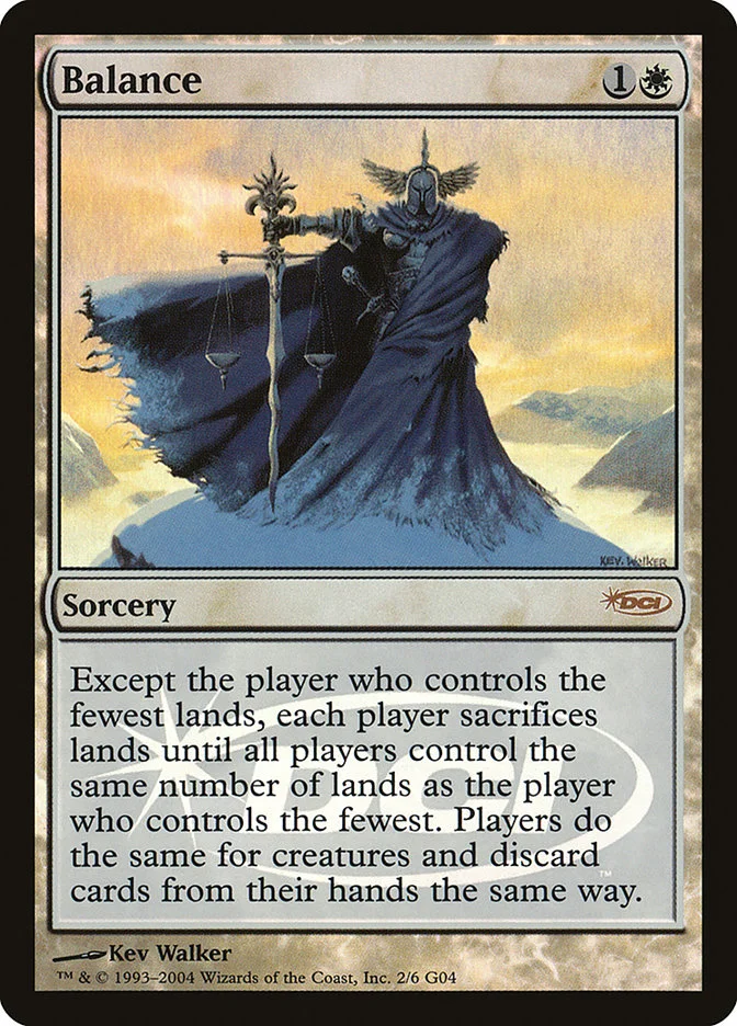 Balance (Judge Gift Cards 2004) - Magic: The Gathering in TCG Land