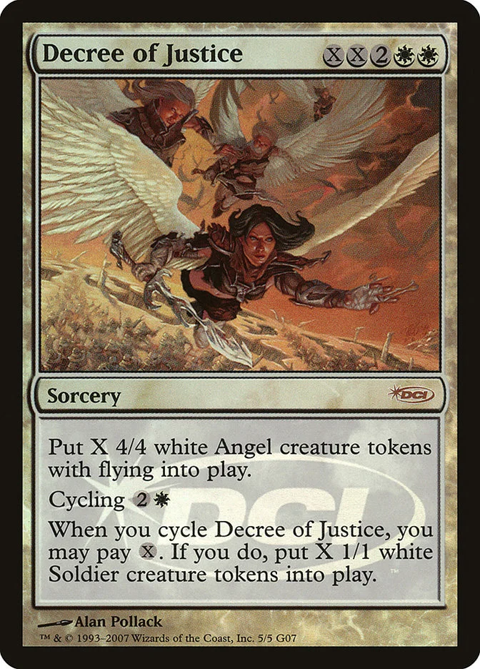 Decree of Justice (Judge Gift Cards 2007) - Magic: The Gathering in TCG Land