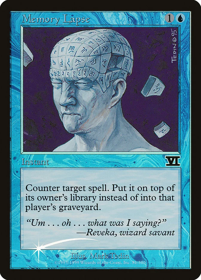 Memory Lapse (Judge Gift Cards 1999) - Magic: The Gathering in TCG Land
