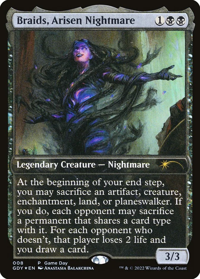 Braids, Arisen Nightmare (Game Day Promos) - Magic: The Gathering in TCG Land