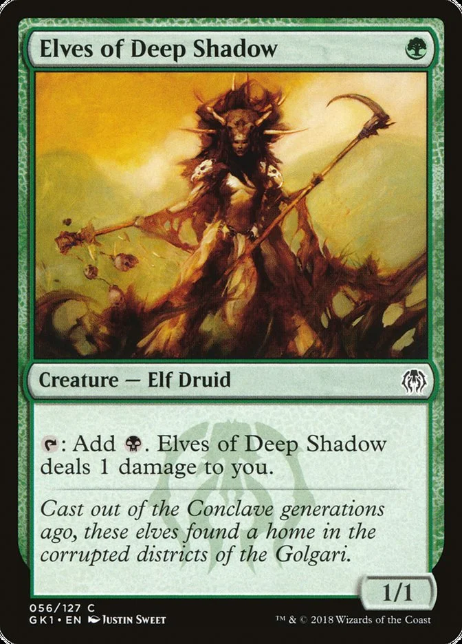 Elves of Deep Shadow (GRN Guild Kit) - Magic: The Gathering in TCG Land