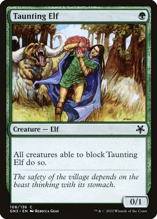 Taunting Elf (Game Night: Free-for-All) - Magic: The Gathering in TCG Land