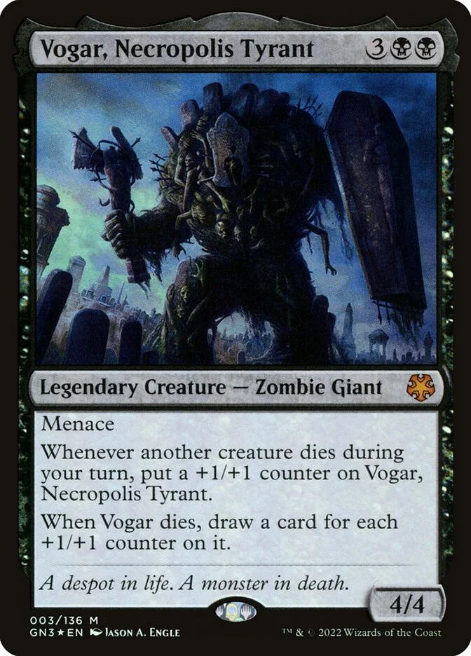 Vogar, Necropolis Tyrant (Game Night: Free-for-All) - Magic: The Gathering in TCG Land