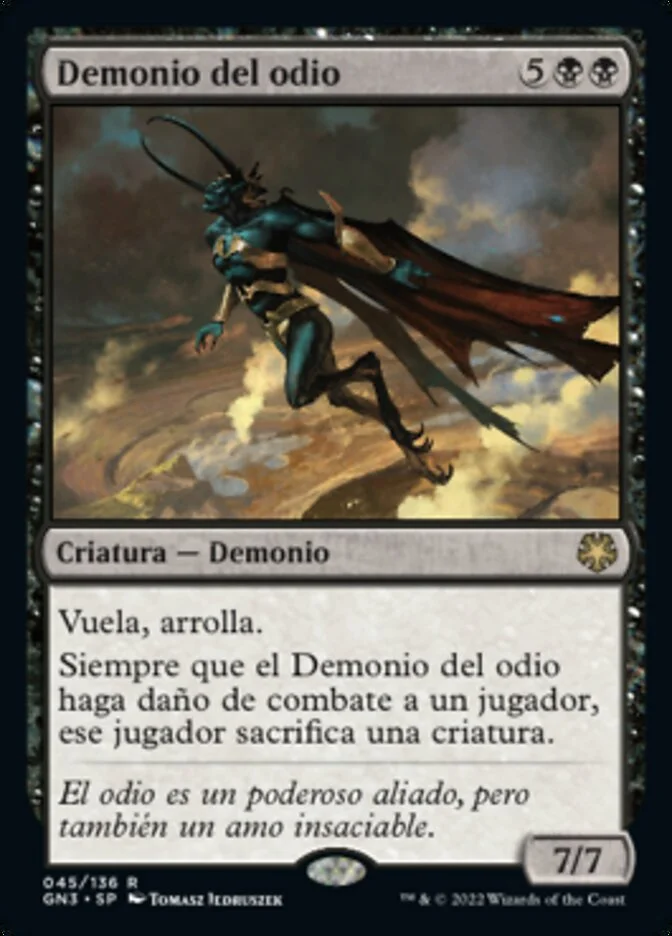 Demonio del odio (Game Night: Free-for-All) - Magic: The Gathering in TCG Land México