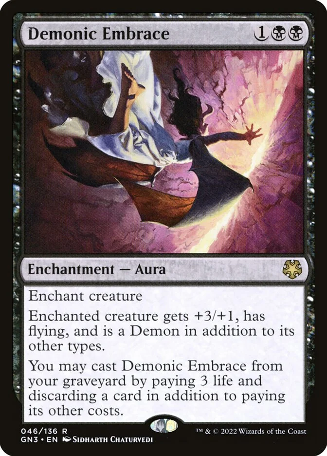 Demonic Embrace (Game Night: Free-for-All) - Magic: The Gathering in TCG Land
