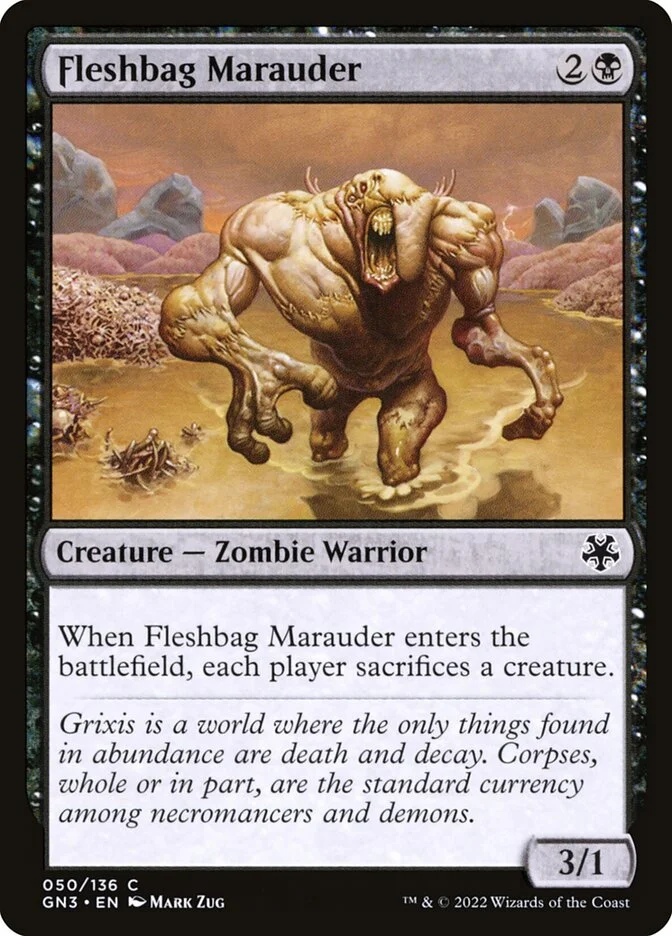 Fleshbag Marauder (Game Night: Free-for-All) - Magic: The Gathering in TCG Land