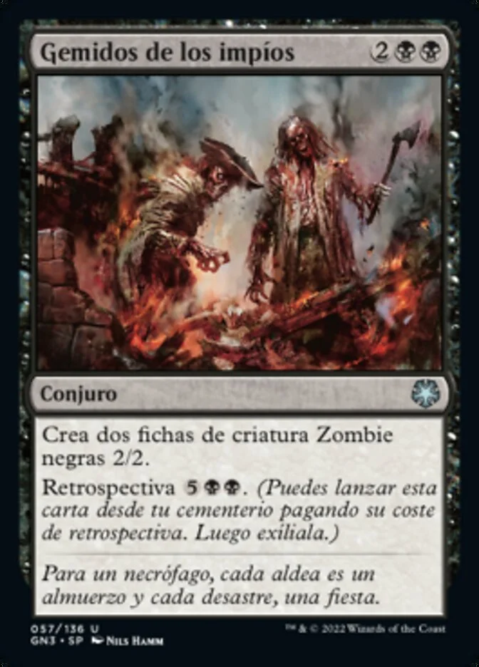 Gemidos de los impíos (Game Night: Free-for-All) - Magic: The Gathering in TCG Land México