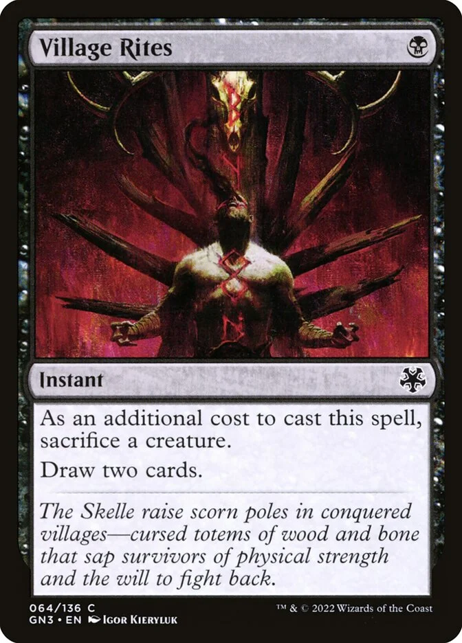 Village Rites (Game Night: Free-for-All) - Magic: The Gathering in TCG Land México