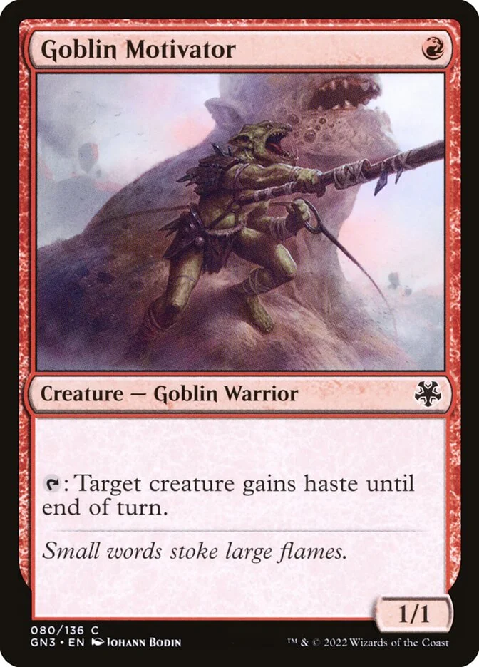 Goblin Motivator (Game Night: Free-for-All) - Magic: The Gathering in TCG Land