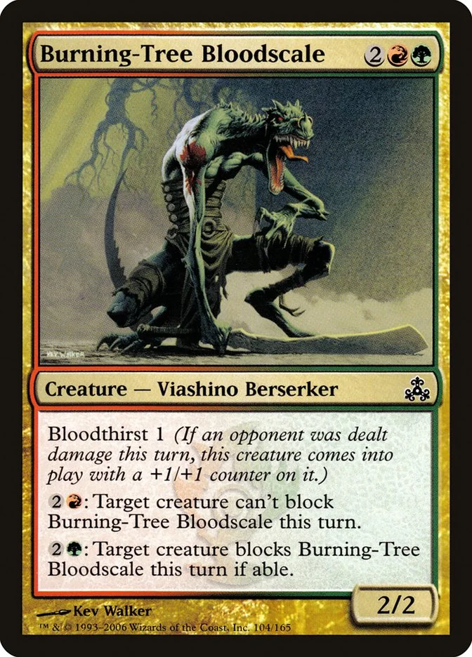Burning-Tree Bloodscale (Guildpact) - Magic: The Gathering in TCG Land