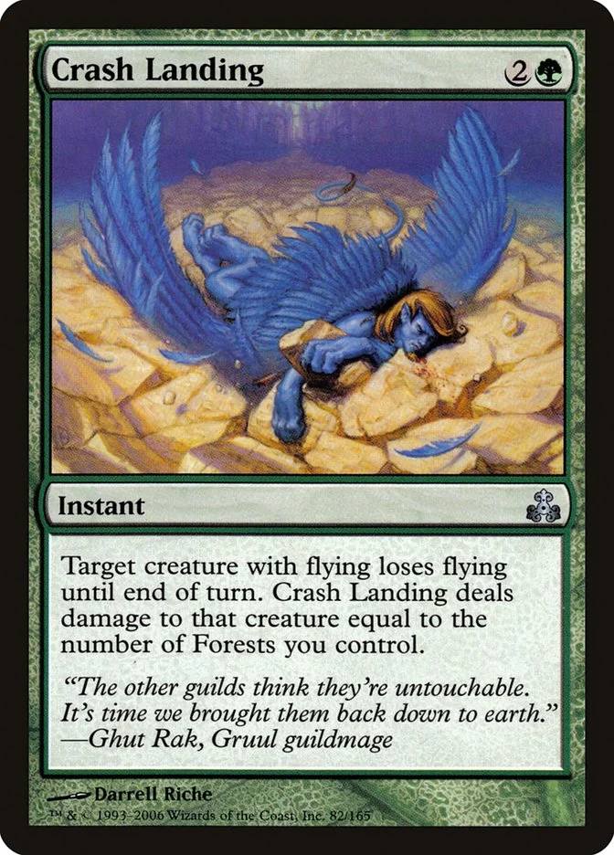 Crash Landing (Guildpact) - Magic: The Gathering in TCG Land