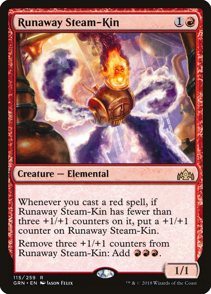 Runaway Steam-Kin (Guilds of Ravnica) - Magic: The Gathering in TCG Land