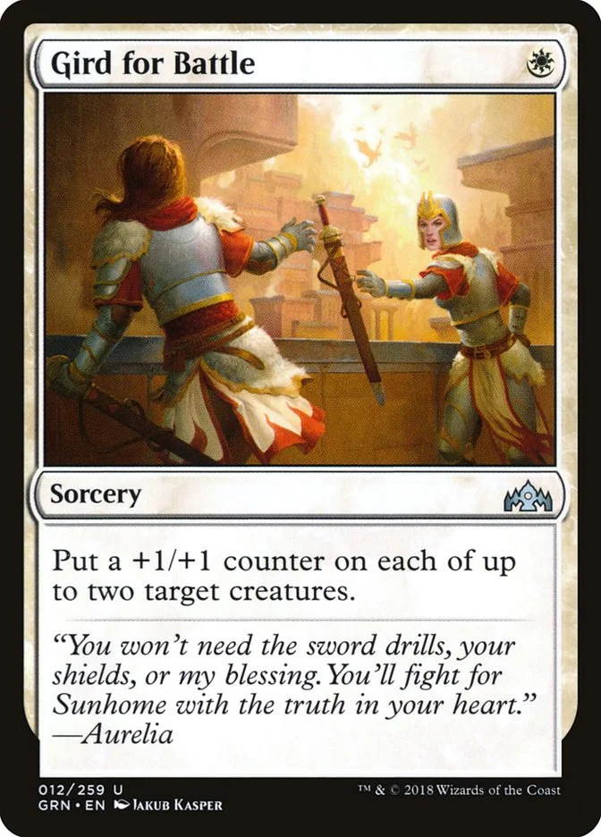 Gird for Battle (Guilds of Ravnica) - Magic: The Gathering in TCG Land