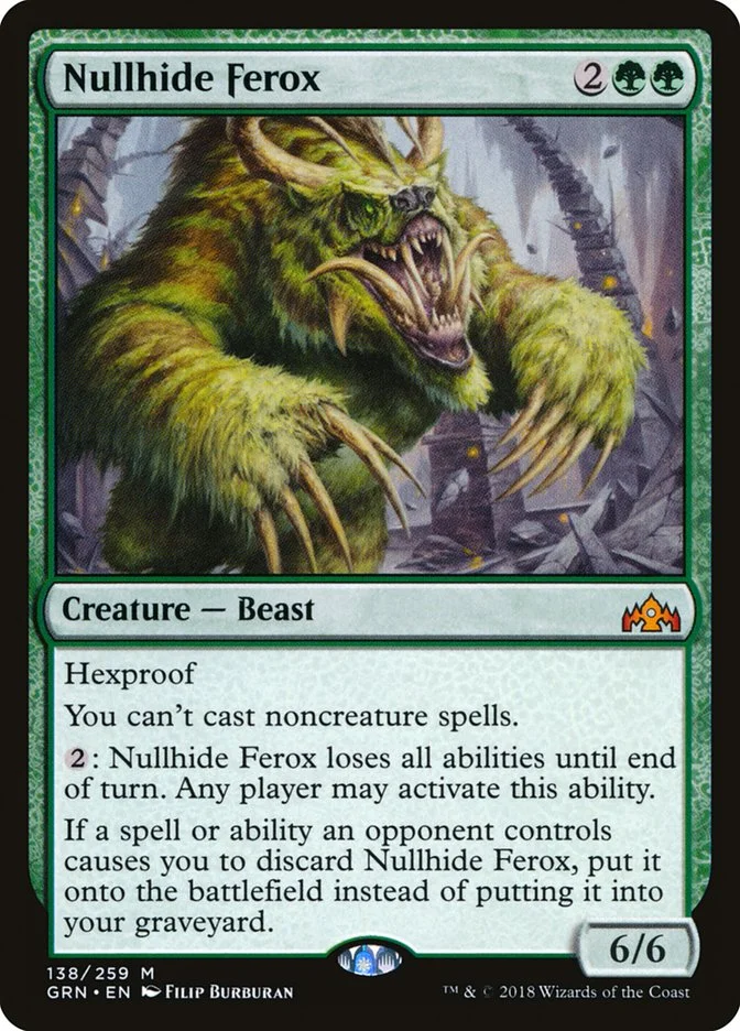 Nullhide Ferox (Guilds of Ravnica) - Magic: The Gathering in TCG Land