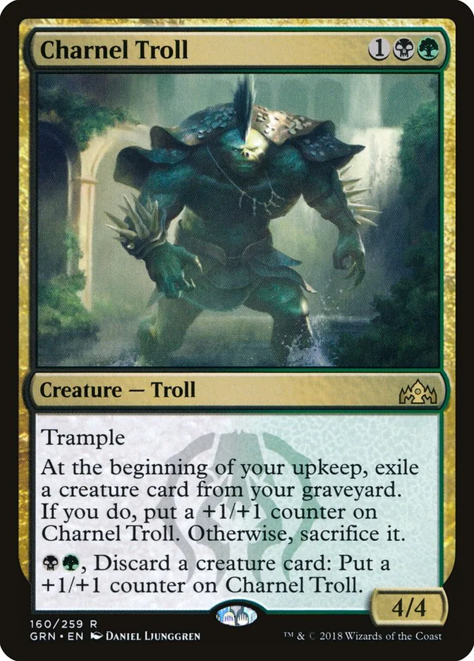 Charnel Troll (Guilds of Ravnica) - Magic: The Gathering in TCG Land