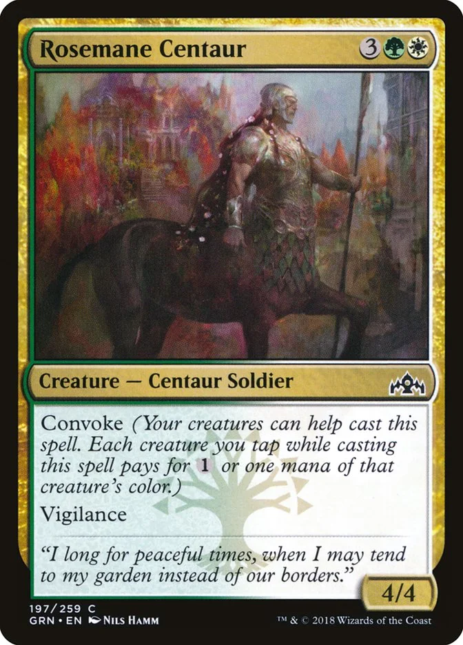 Rosemane Centaur (Guilds of Ravnica) - Magic: The Gathering in TCG Land