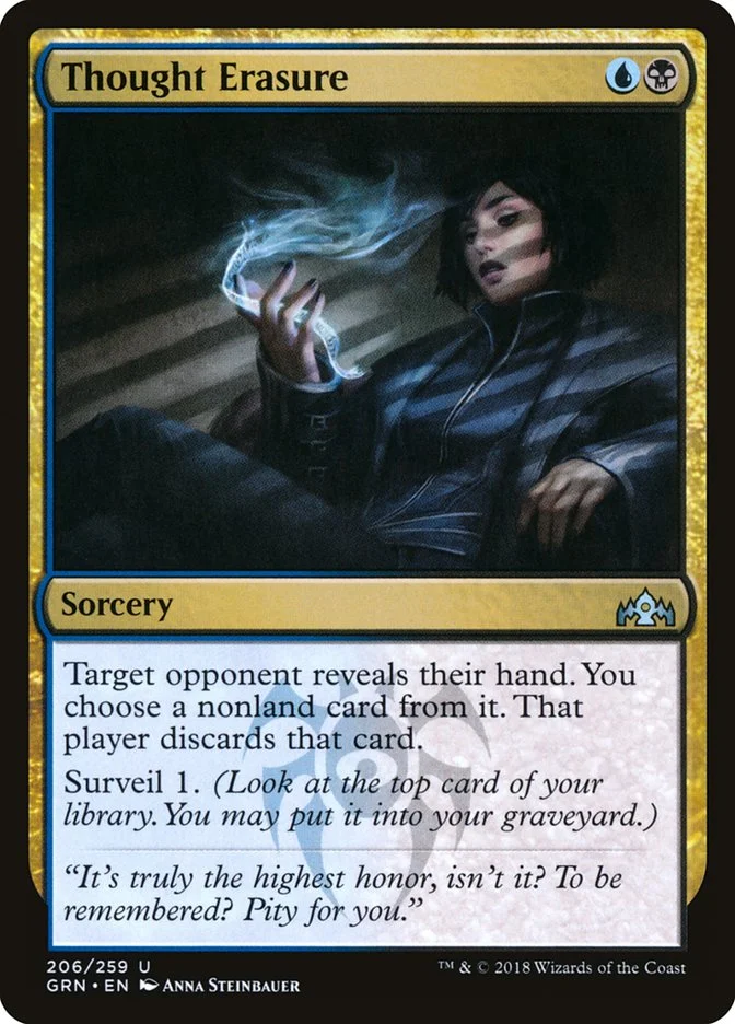 Thought Erasure (Guilds of Ravnica) - Magic: The Gathering in TCG Land
