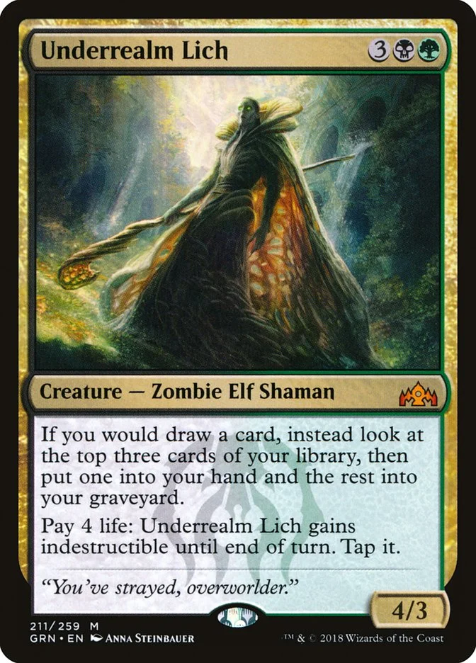 Underrealm Lich (Guilds of Ravnica) - Magic: The Gathering in TCG Land